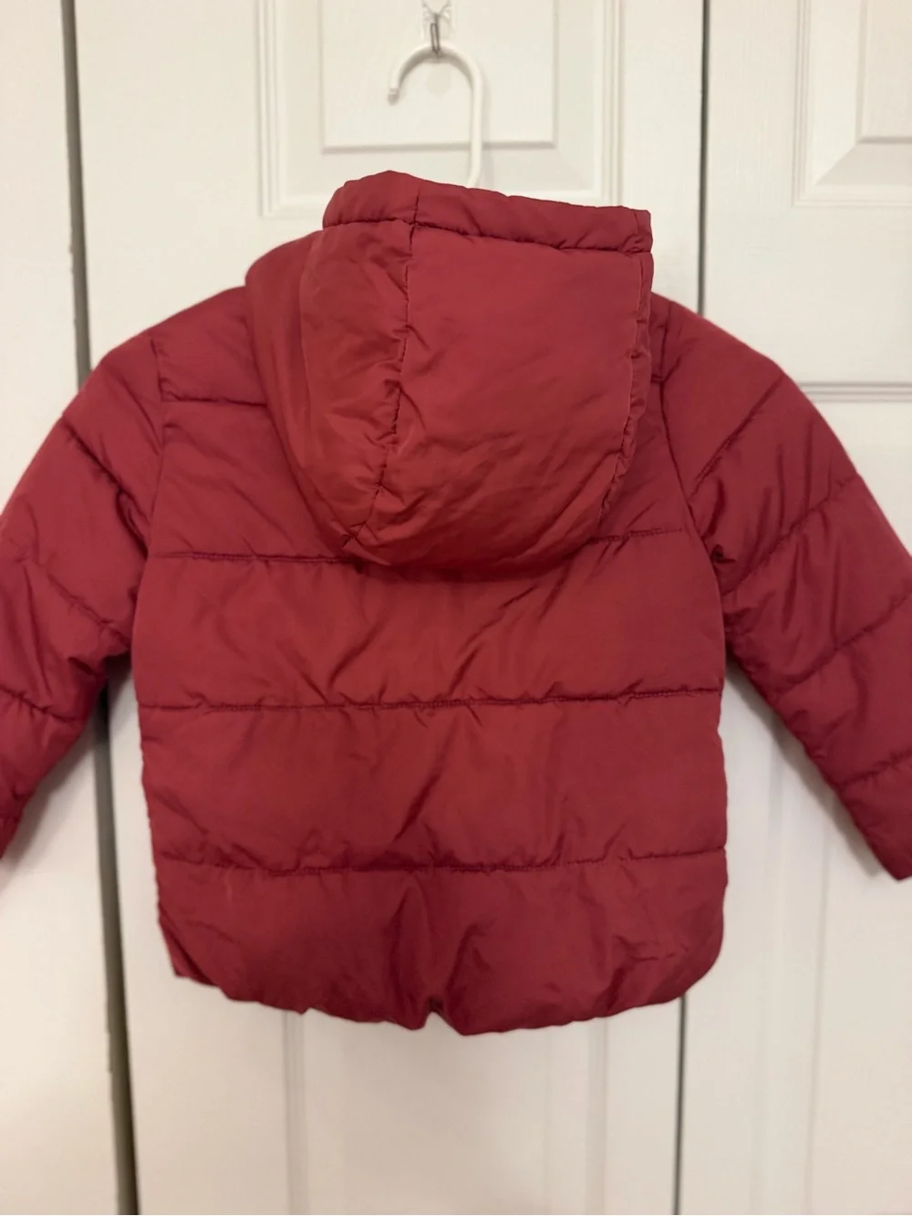 The Children's Place Red Hooded Quilted Puffer Jacket